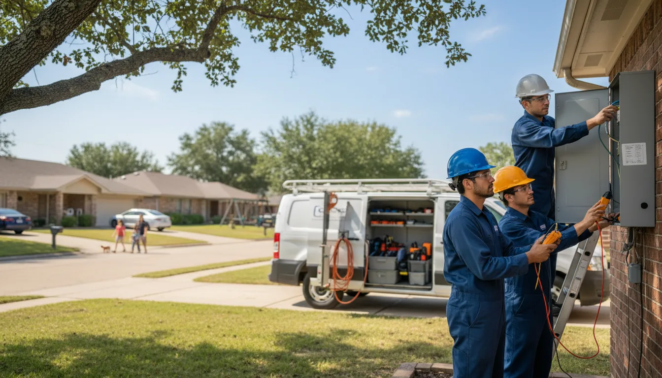 Certified electrician providing emergency electrical services in Lutts, TN